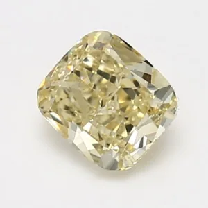 1.4 Carat Cushion Brilliant Fancy Yellow I1 Natural Diamond
