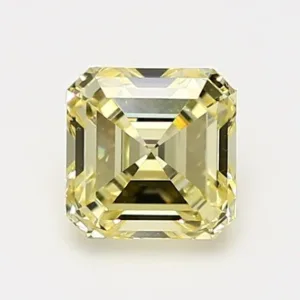 1.5 Carat Emerald Fancy Intense Yellow VS1 Natural Diamond