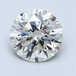 1.52 Carat Round H SI2 Natural Diamond