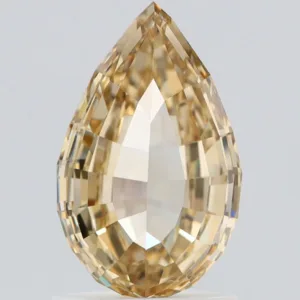 1.55 Carat Pear Fancy Yellow VS2 Natural Diamond