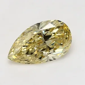 1.6 Carat Pear Fancy Yellow VS1 Natural Diamond