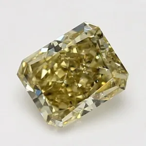 1.64 Carat Radiant Fancy Yellow VS2 Natural Diamond