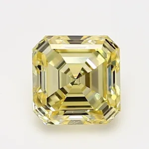1.69 Carat Emerald Fancy Intense Yellow VVS1 Natural Diamond
