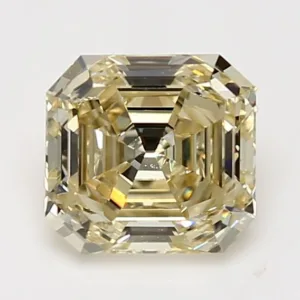 1.88 Carat Emerald Fancy Light Yellow VS2 Natural Diamond
