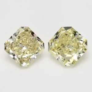 2.02 Carat Radiant Fancy Light Yellow VS2 Natural Diamond