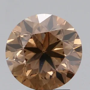 2.02 Carat Round Fancy Deep Brown VS2 Natural Diamond