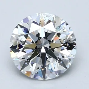 2.03 Carat Round F SI2 Natural Diamond
