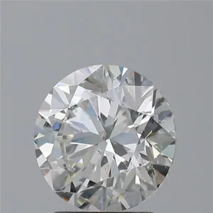 2.06 Carat Round H SI2 Natural Diamond