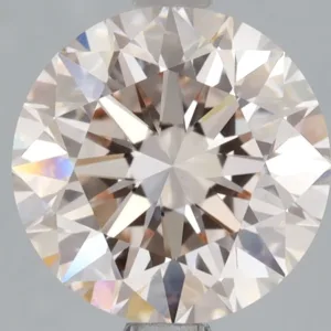 2.5 Carat Round Fancy Pink VS1 Lab Diamond