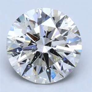 2.51 Carat Round F SI1 Natural Diamond