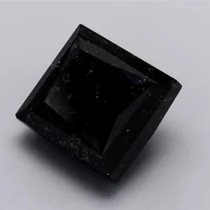 2.53 Carat Princess Fancy Black VVS2 Natural Diamond