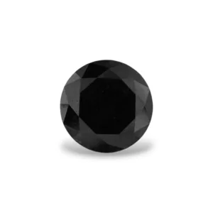 2.83 Carat Round Fancy Black VVS2 Natural Diamond