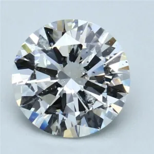 3 Carat Round F SI2 Natural Diamond
