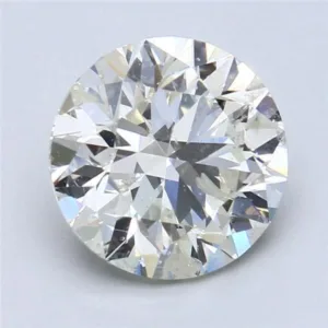 3.03 Carat Round H SI2 Natural Diamond