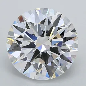 3.04 Carat Round E VVS2 Lab Diamond