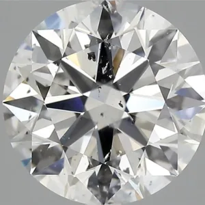 3.04 Carat Round F SI2 Natural Diamond