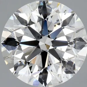 3.04 Carat Round F SI2 Natural Diamond