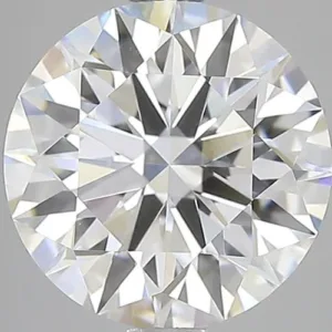 3.07 Carat Round E VVS2 Lab Diamond