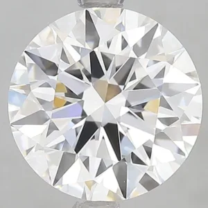 3.08 Carat Round E VVS2 Lab Diamond