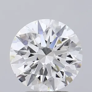 3.08 Carat Round F VVS2 Lab Diamond