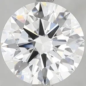 3.08 Carat Round F VVS2 Lab Diamond