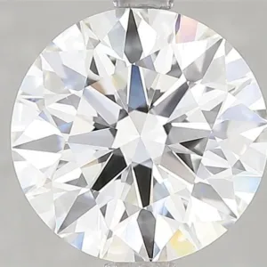 3.09 Carat Round F VVS2 Lab Diamond