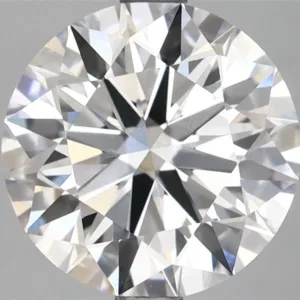 3.09 Carat Round F VVS2 Lab Diamond