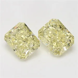 3.17 Carat Radiant Fancy Yellow VVS1 Natural Diamond