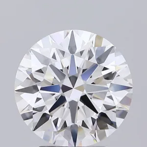 3.37 Carat Round E VVS2 Lab Diamond