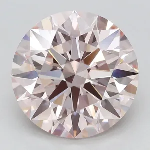 3.43 Carat Round Fancy Intense Pink VVS1 Lab Diamond