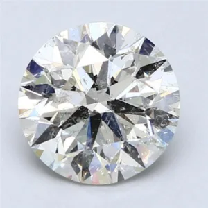 3.51 Carat Round I SI2 Natural Diamond