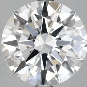 3.97 Carat Round E VVS2 Lab Diamond