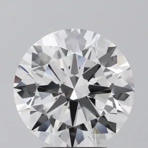 4.02 Carat Round F VVS2 Lab Diamond