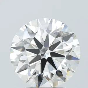 4.03 Carat Round F VVS2 Lab Diamond
