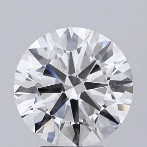 4.04 Carat Round F VVS2 Lab Diamond