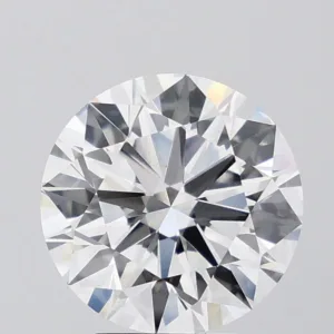 4.04 Carat Round F VVS2 Lab Diamond