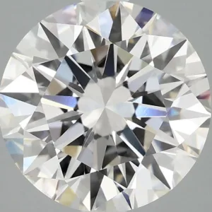 4.04 Carat Round F VVS2 Lab Diamond