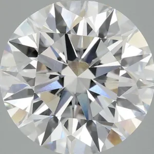 4.04 Carat Round F VVS2 Lab Diamond
