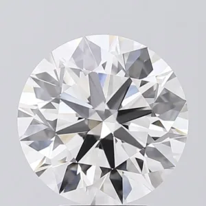 4.06 Carat Round F VVS2 Lab Diamond