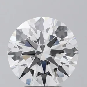 4.07 Carat Round F VVS2 Lab Diamond