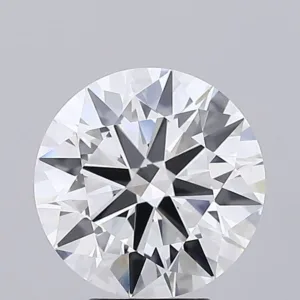 4.07 Carat Round F VVS2 Lab Diamond
