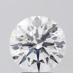 4.07 Carat Round F VVS2 Lab Diamond