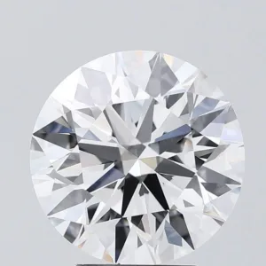 4.07 Carat Round F VVS2 Lab Diamond