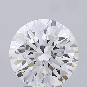 4.08 Carat Round E VVS2 Lab Diamond