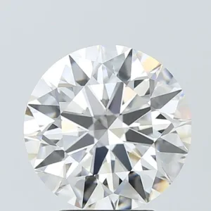 4.09 Carat Round F VVS2 Lab Diamond