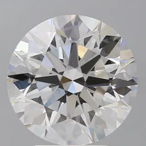 4.53 Carat Round F VVS2 Lab Diamond