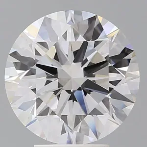 4.58 Carat Round E VVS2 Lab Diamond