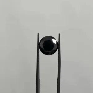 4.75 Carat Round Fancy Black VVS2 Natural Diamond
