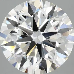 5 Carat Round F VVS2 Lab Diamond