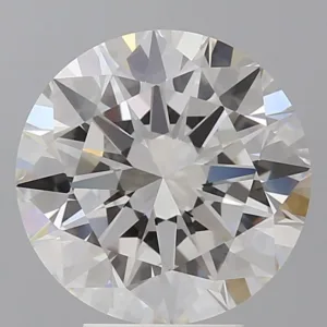 5.01 Carat Round F VVS2 Lab Diamond